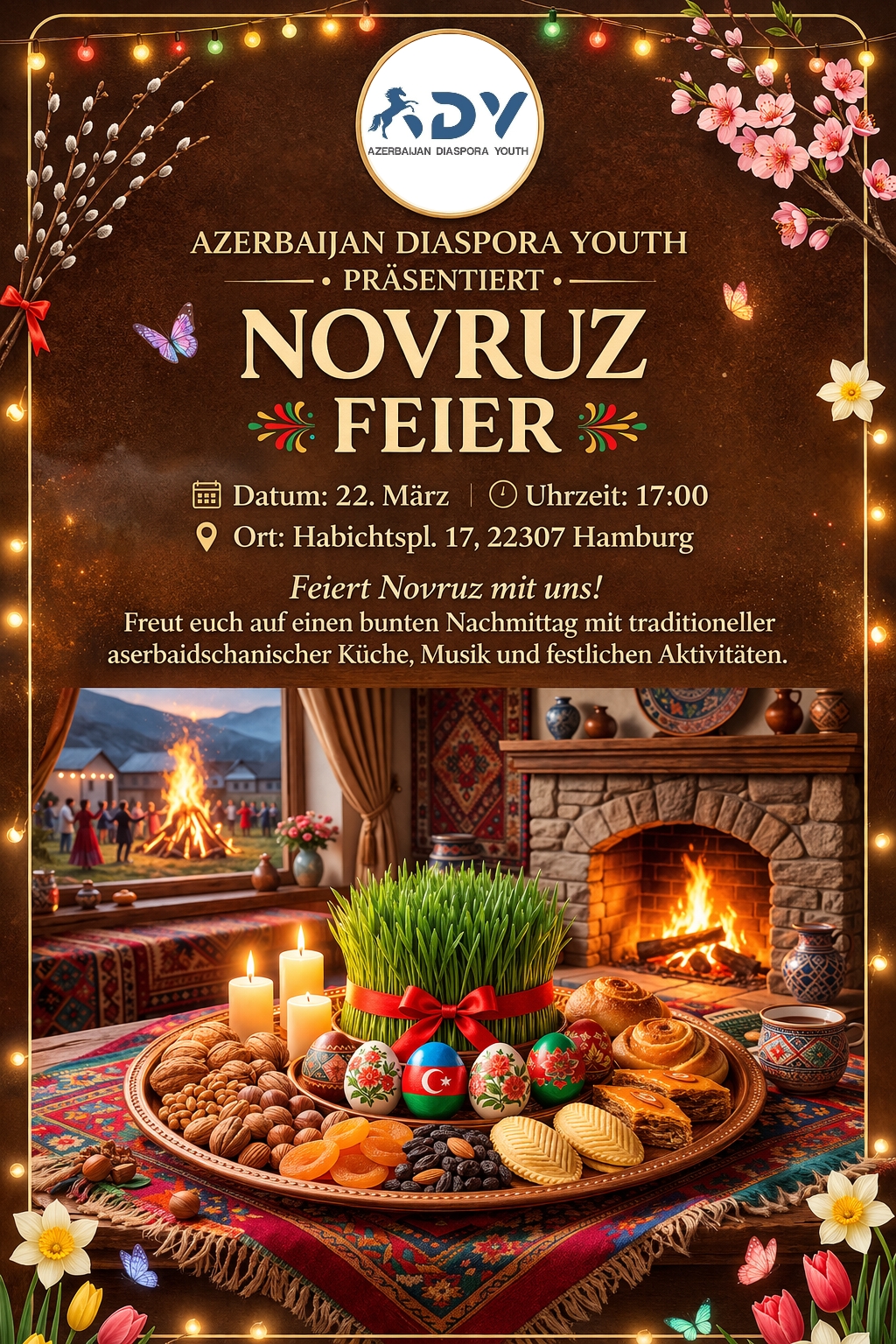 Feiert Novruz mit uns in Hamburg !